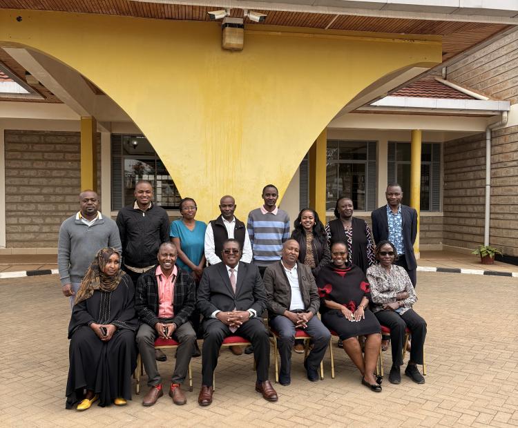 The Tribunal Secretariat together with a facilitator from the ICT Authority,pose for a group photo after successfully concluding a one week  staff capacity building workshop in Machakos.The training equipped staff with practical knowledge and skills to support the migration of the Tribunal's website from WordPress to the Drupal content management system,strengthening the institution's digital service delivery and online presence